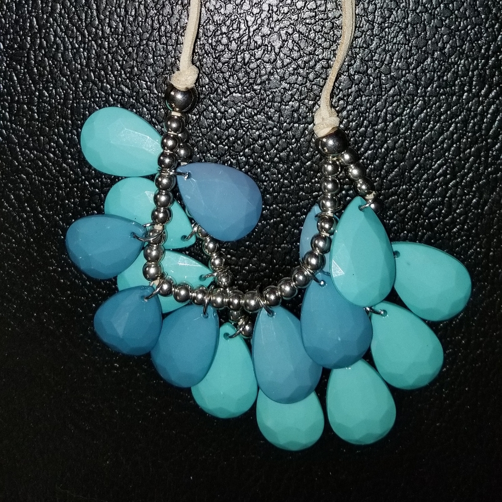 Necklace  blue tone